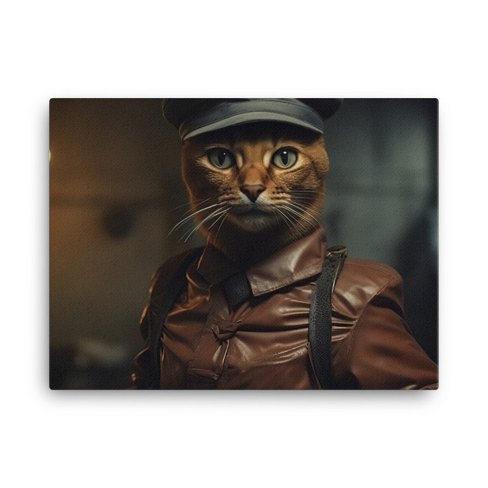 Abyssinian Prison Officer Canvas - PosterfyAI.com