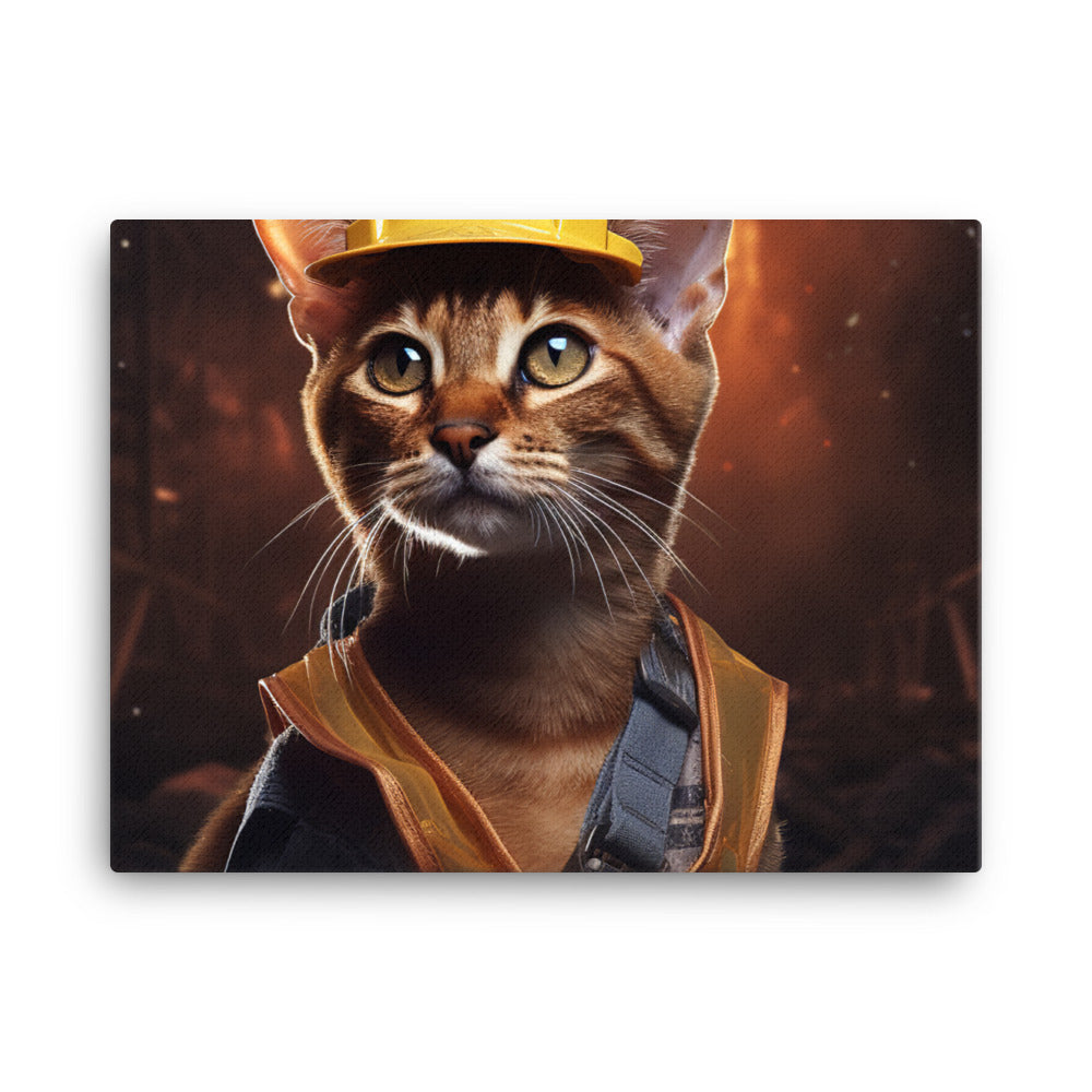 Abyssinian Contractor Canvas - PosterfyAI.com