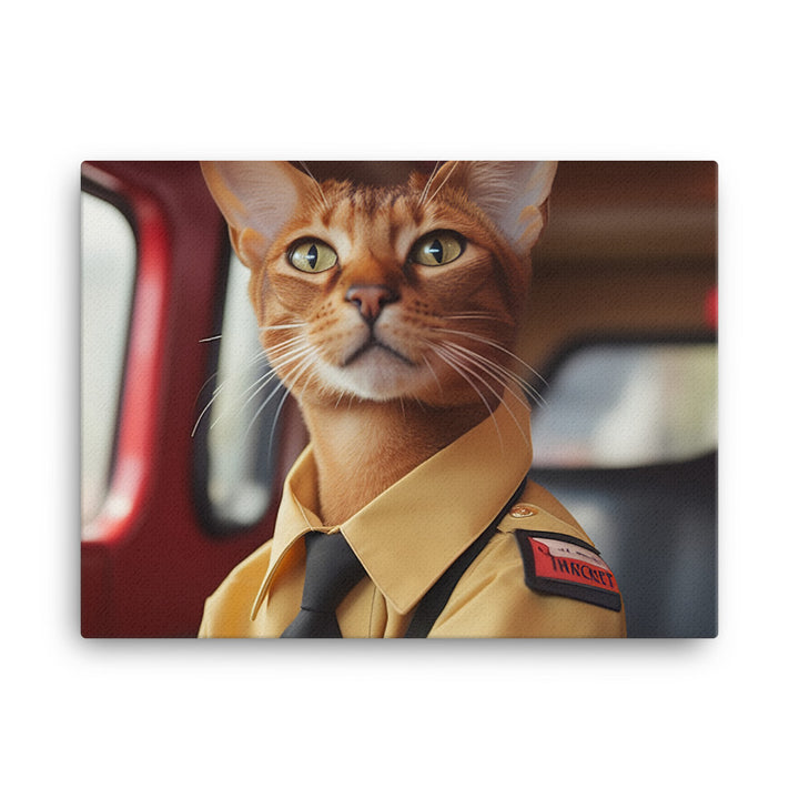 Abyssinian Transit Operator Canvas - PosterfyAI.com