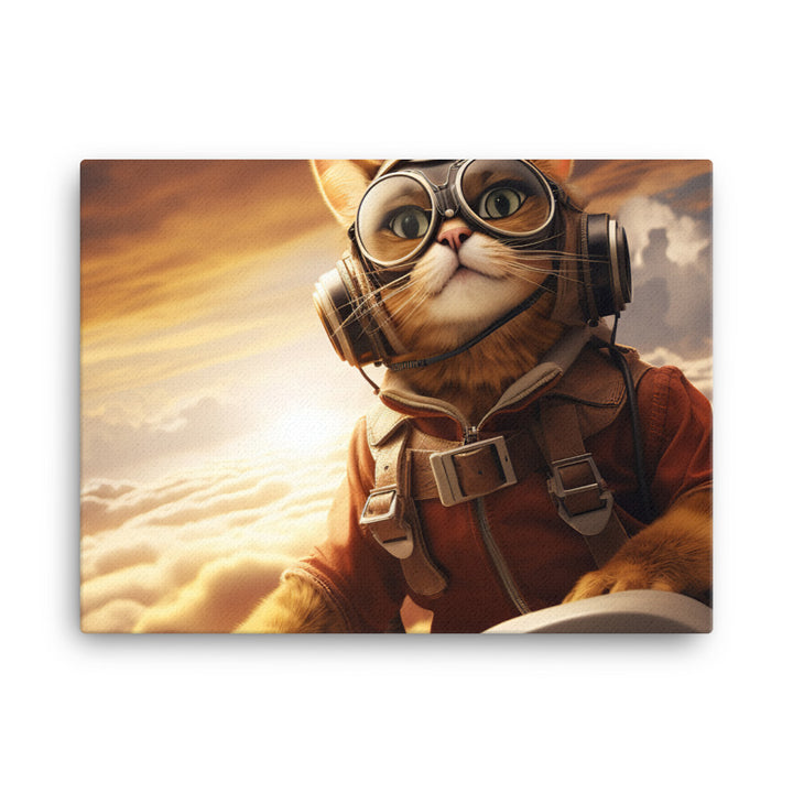 Abyssinian Pilot Canvas - PosterfyAI.com