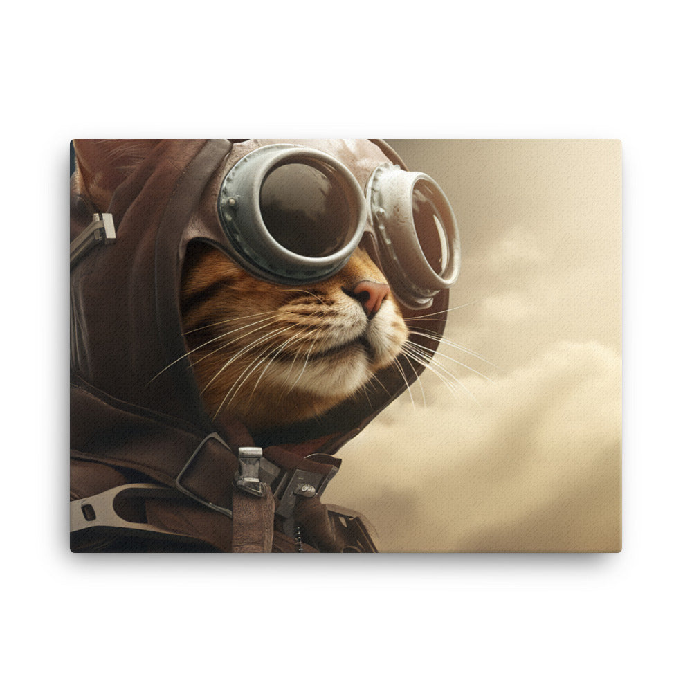 Abyssinian Pilot Canvas - PosterfyAI.com