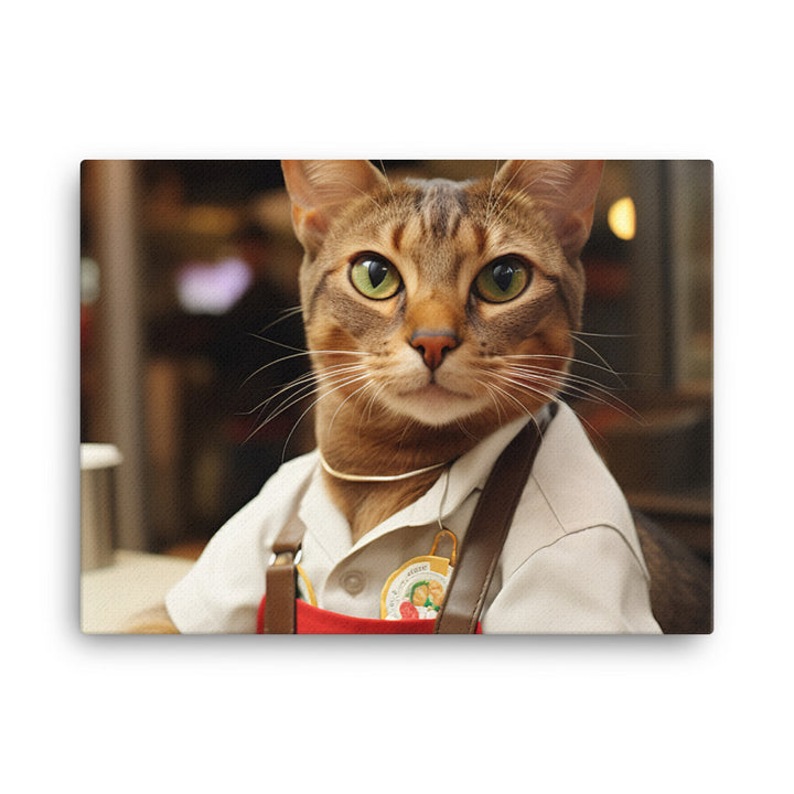 Abyssinian Fast Food Crew Canvas - PosterfyAI.com