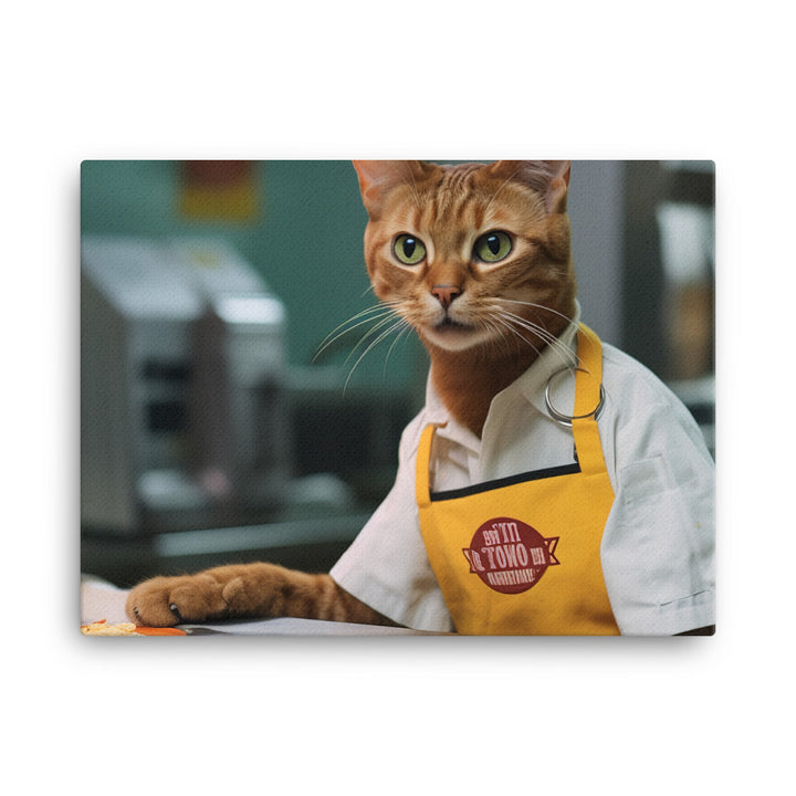 Abyssinian Fast Food Crew Canvas - PosterfyAI.com