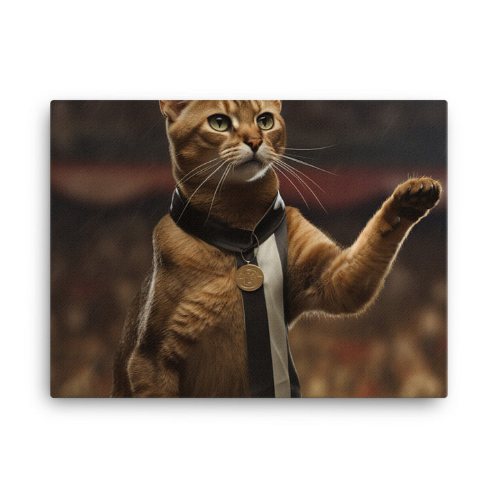 Abyssinian Referee Canvas - PosterfyAI.com
