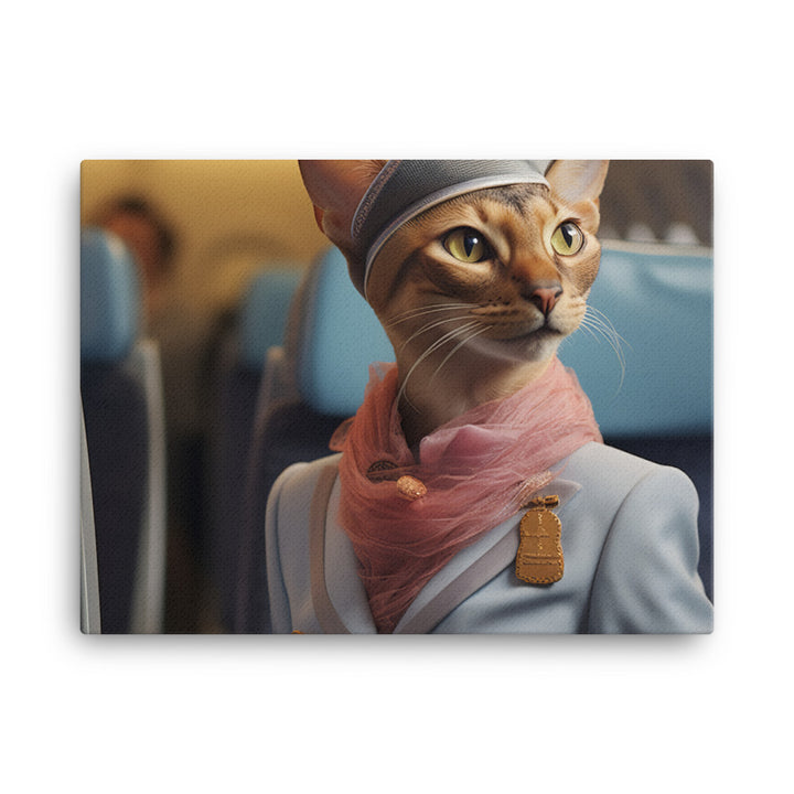 Abyssinian Cabin Crew Canvas - PosterfyAI.com