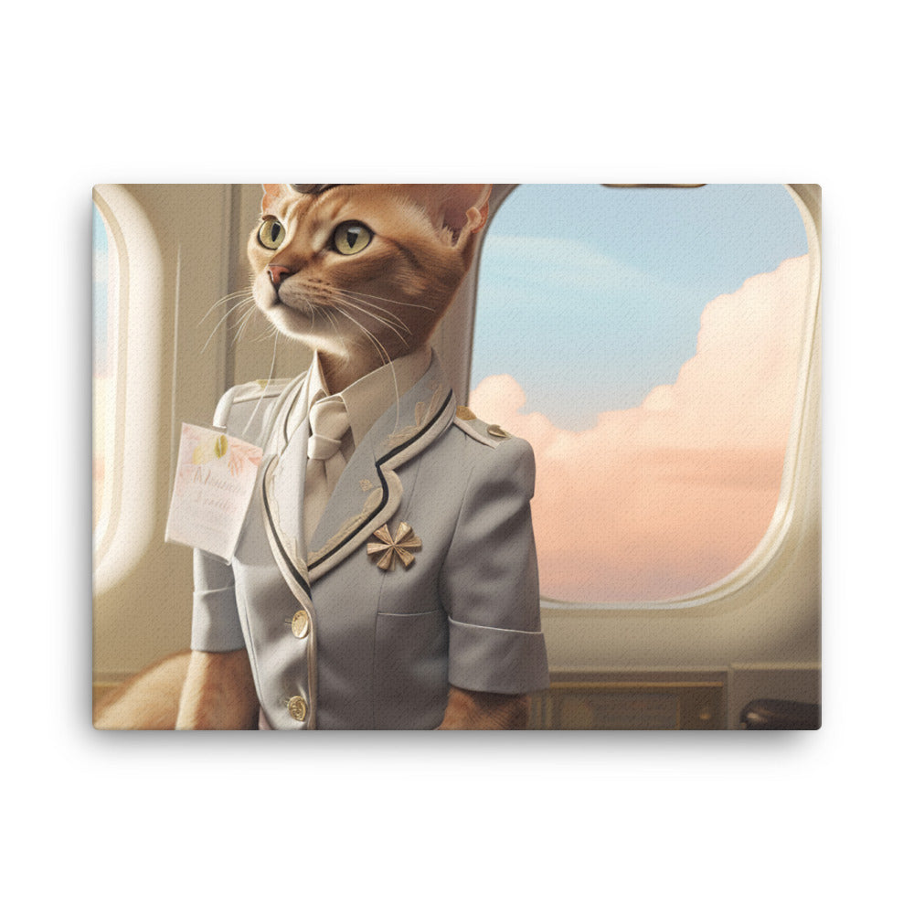 Abyssinian Cabin Crew Canvas - PosterfyAI.com