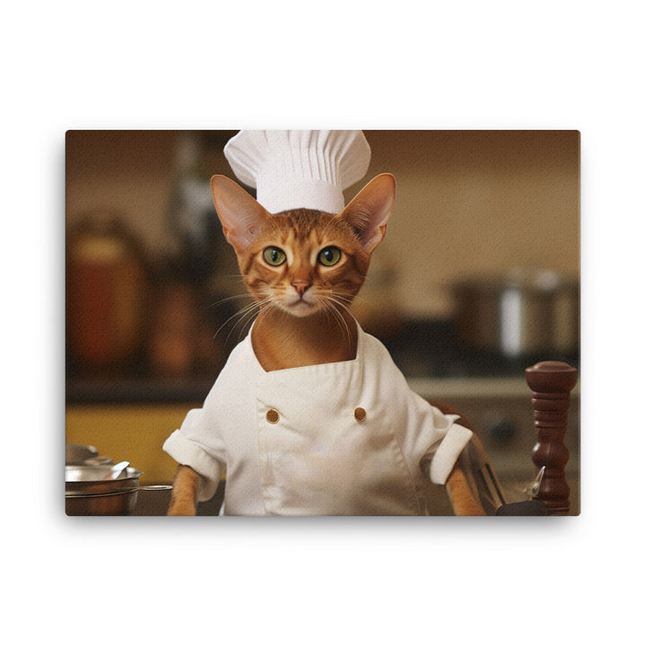 Abyssinian Chef Canvas - PosterfyAI.com