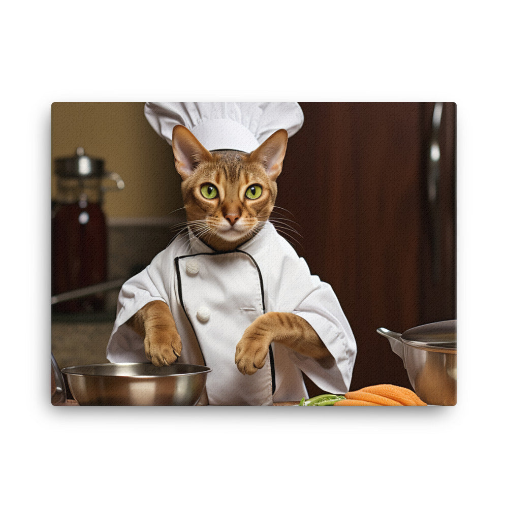 Abyssinian Chef Canvas - PosterfyAI.com