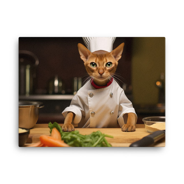 Abyssinian Chef Canvas - PosterfyAI.com