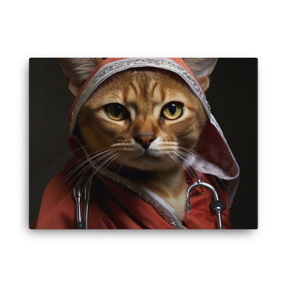 Abyssinian Nurse Canvas - PosterfyAI.com