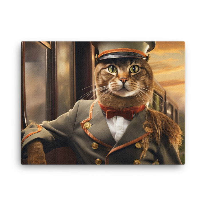 Abyssinian Transit Operator Canvas - PosterfyAI.com