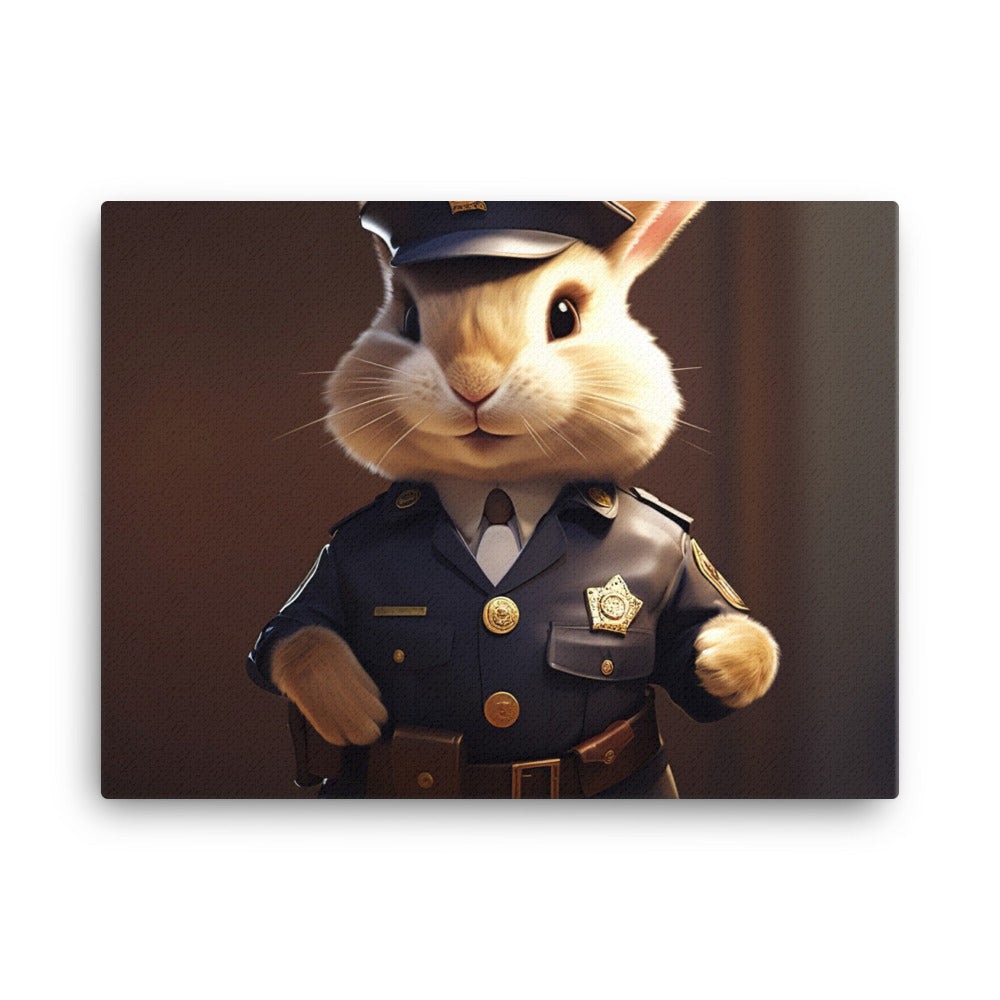 Lionhead Security Officer Canvas - PosterfyAI.com