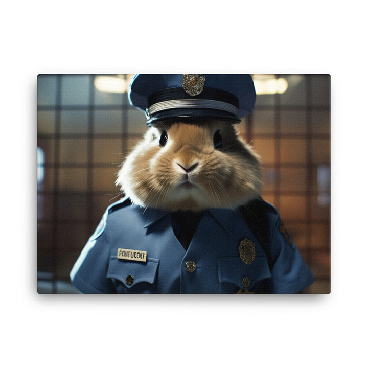 Lionhead Prison Officer Canvas - PosterfyAI.com