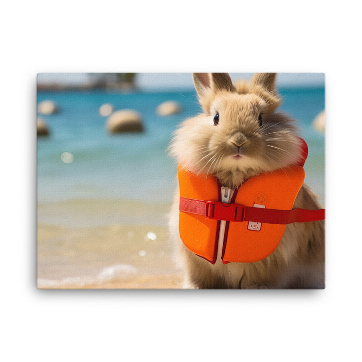 Lionhead Lifeguard Canvas - PosterfyAI.com