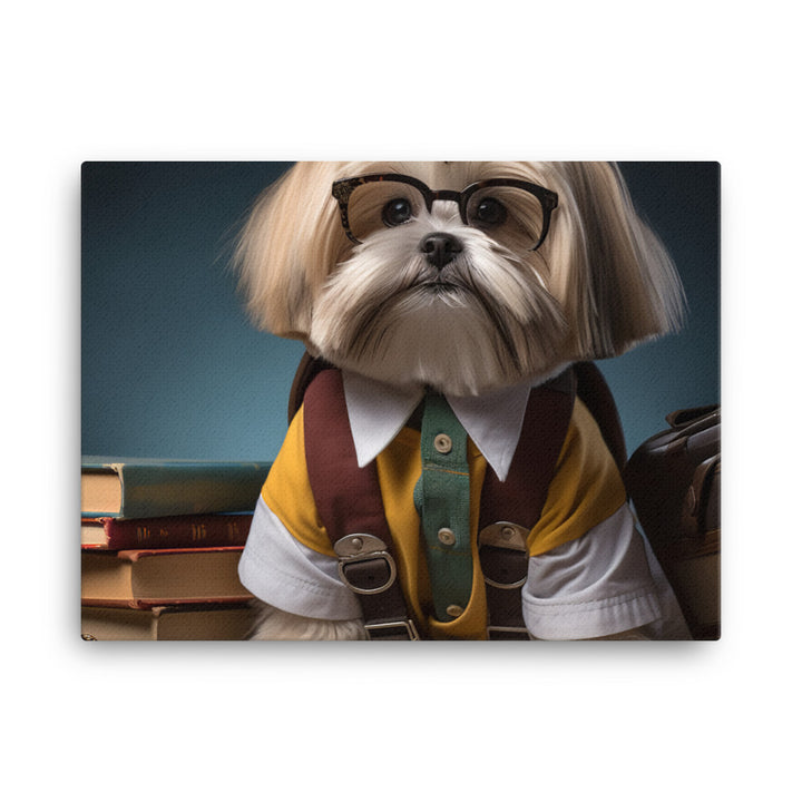 Lhasa Apso Student Canvas - PosterfyAI.com