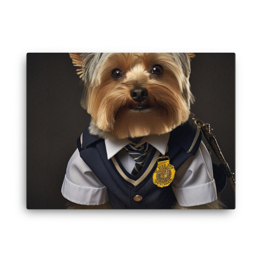 Yorkshire Terrier Transit Operator Canvas - PosterfyAI.com