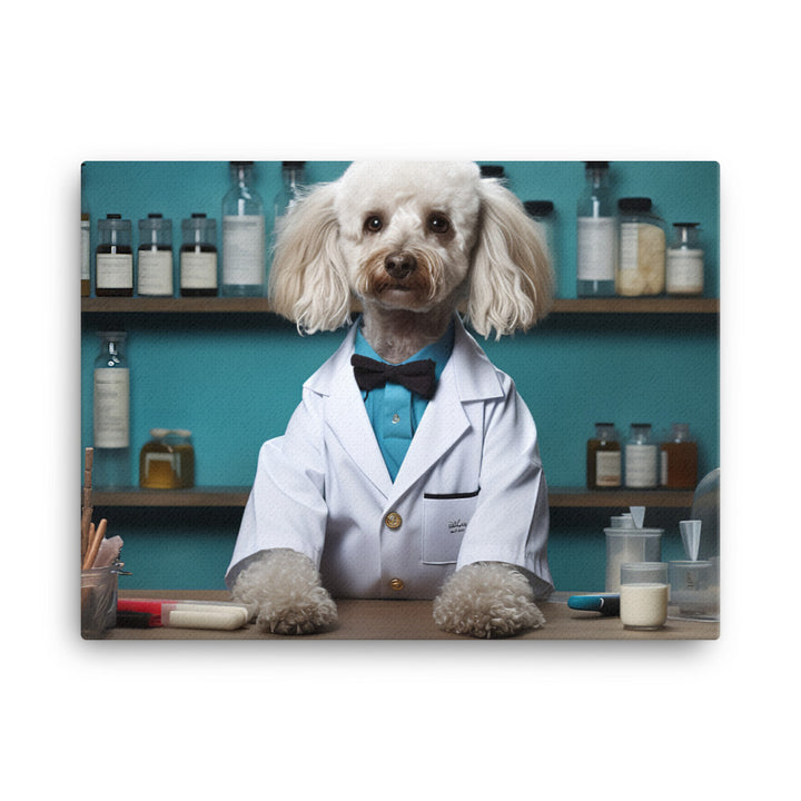 Poodle Pharmacist Canvas - PosterfyAI.com