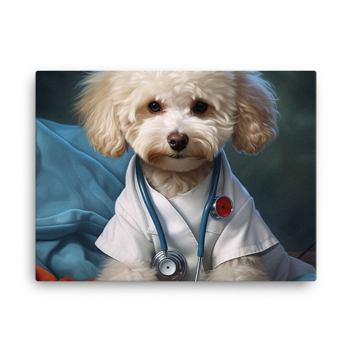 Poodle Nurse Canvas - PosterfyAI.com