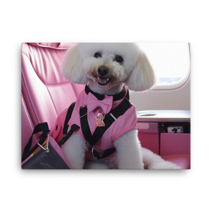 Poodle Cabin Crew Canvas - PosterfyAI.com