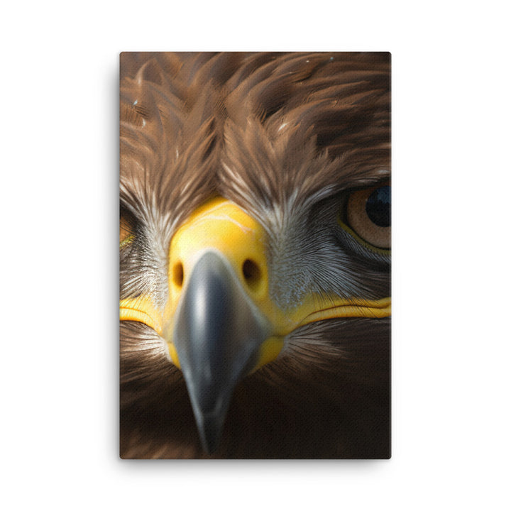 Stunning close-up portrait of a Golden Eagle Canvas - PosterfyAI.com