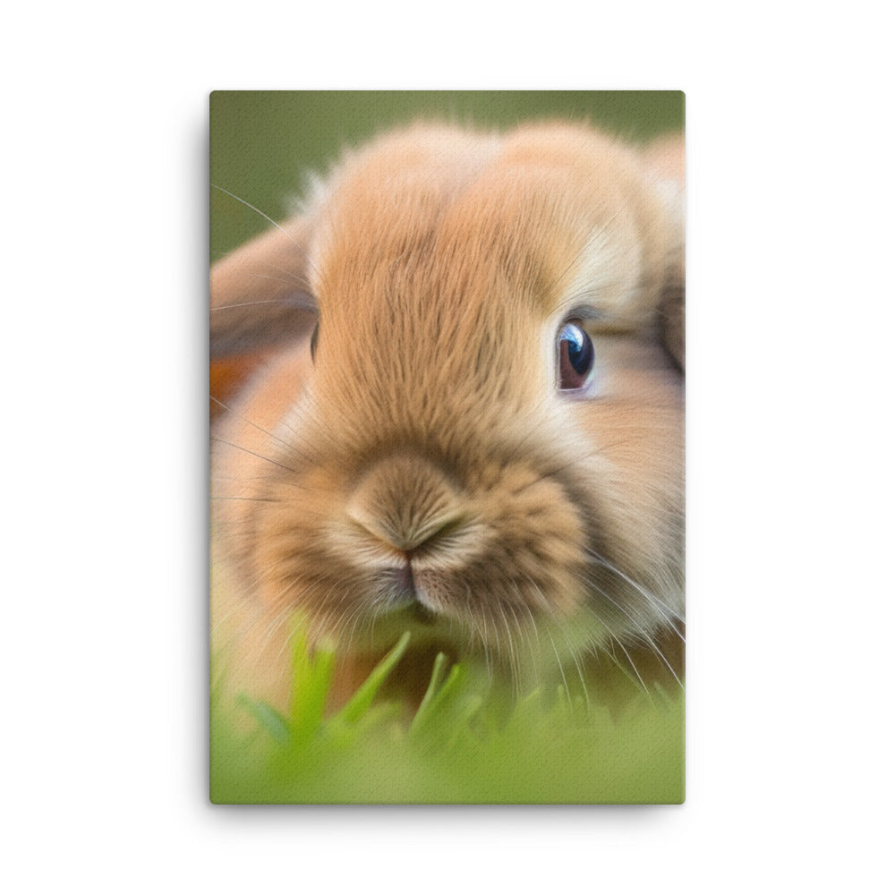 Holland Lop Canvas - PosterfyAI.com