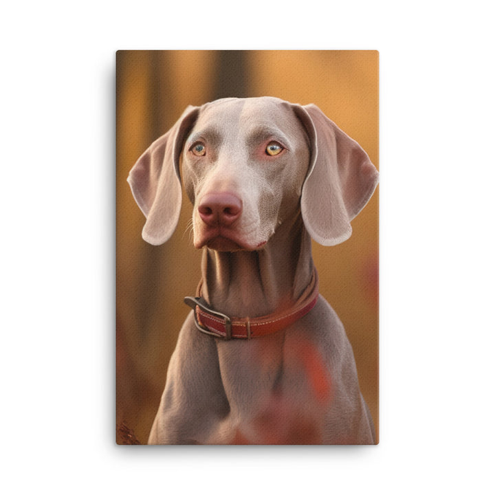 Weimaraner in Nature Canvas - PosterfyAI.com