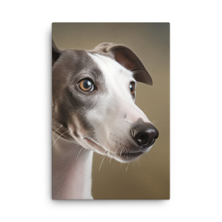Graceful Whippet Canvas - PosterfyAI.com