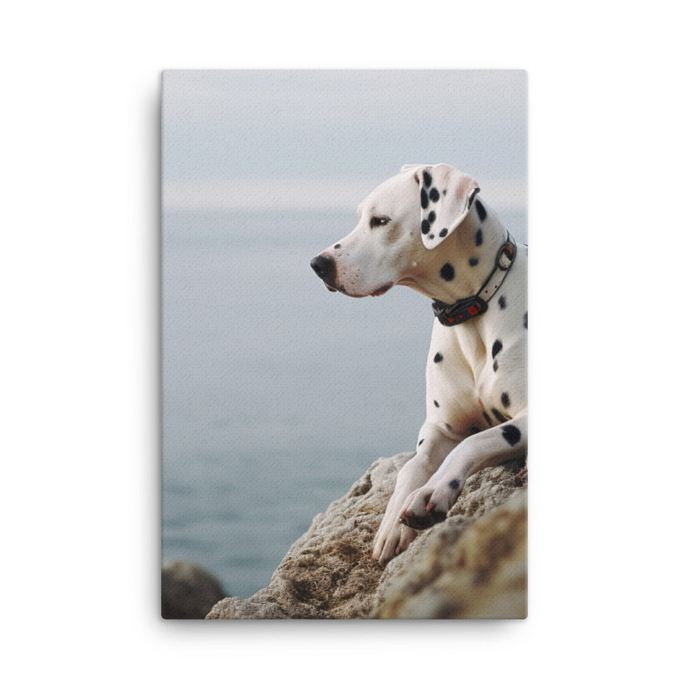 Dalmatian Daydream Canvas - PosterfyAI.com