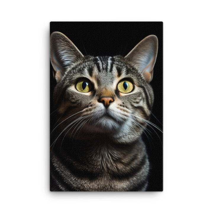 American Shorthair Cat Canvas - PosterfyAI.com