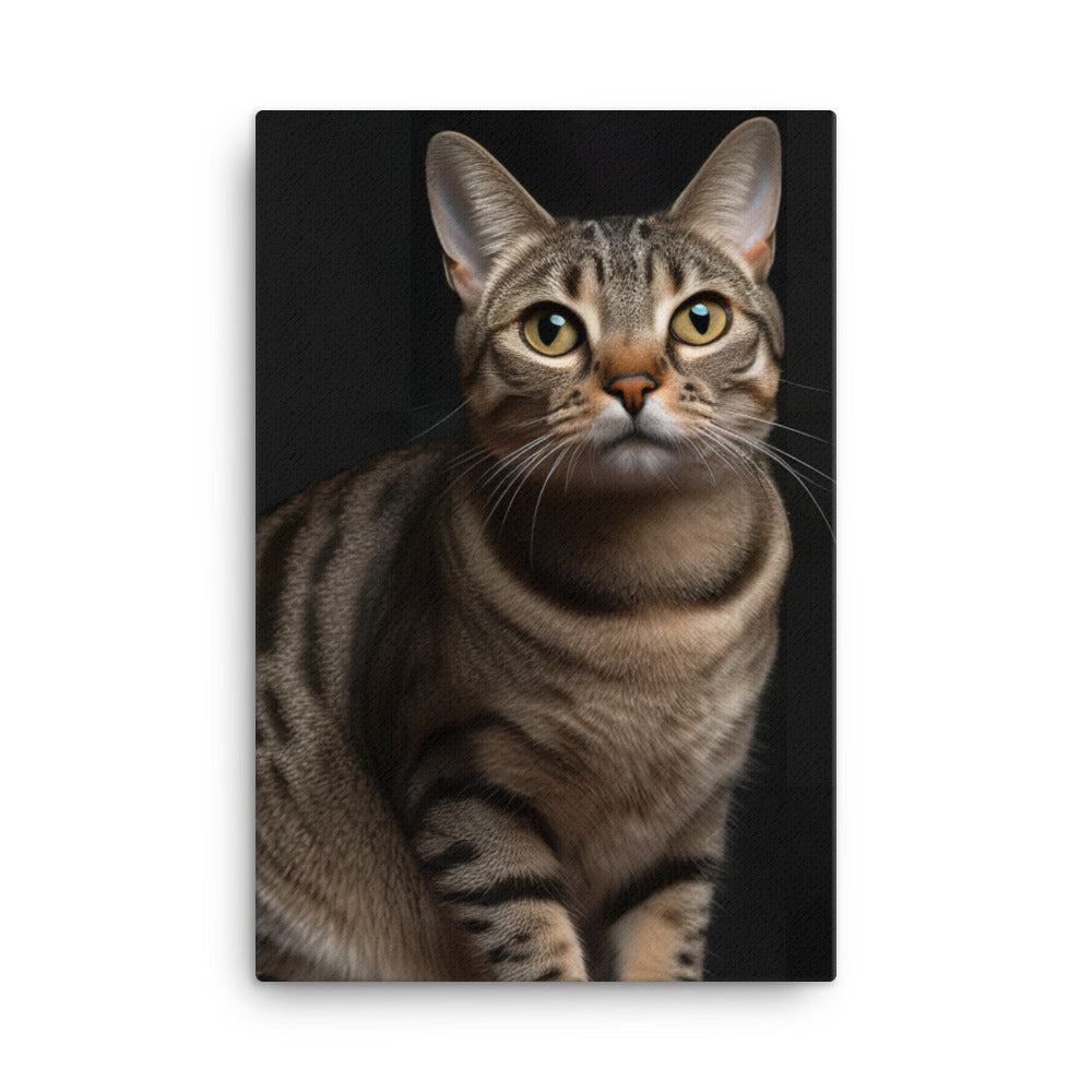 American Shorthair Cat Canvas - PosterfyAI.com