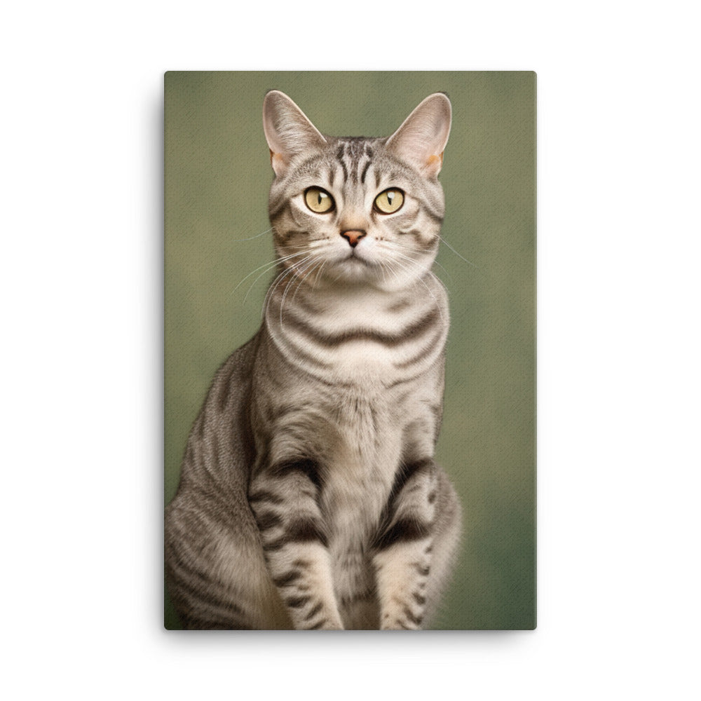 American Shorthair Cat Canvas - PosterfyAI.com