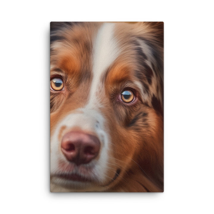 Australian Shepherd Canvas - PosterfyAI.com