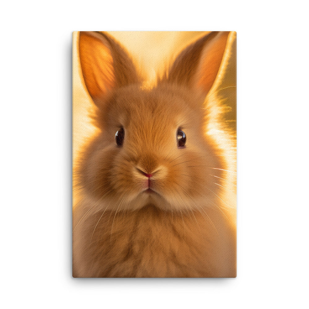 Adorable Cinnamon Fluffball Canvas - PosterfyAI.com