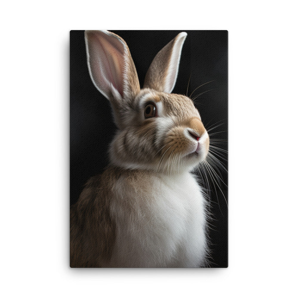 Beveren Bunny Canvas - PosterfyAI.com