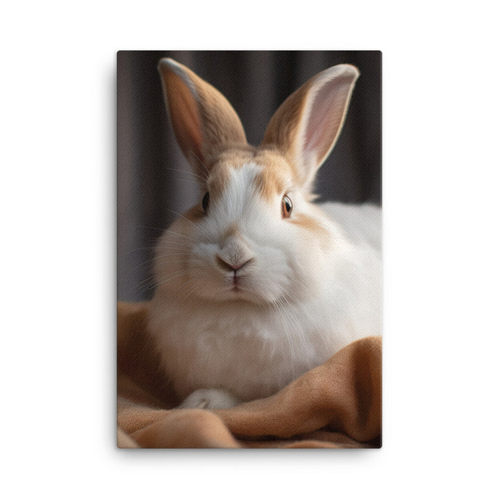 Beveren Bunny Canvas - PosterfyAI.com