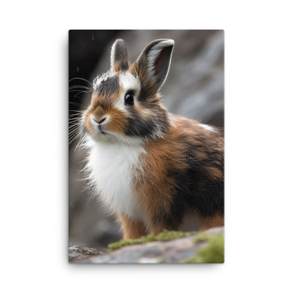 Adorable Himalayan Bunny Canvas - PosterfyAI.com