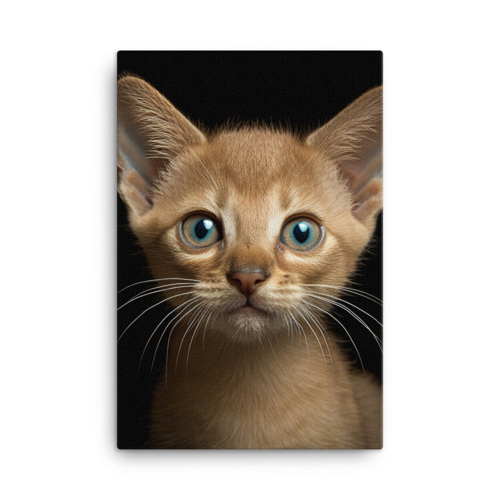 Playful World of Burmese Kitten Canvas - PosterfyAI.com