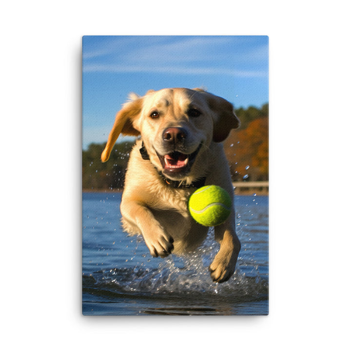 Labrador Retriever Canvas - PosterfyAI.com