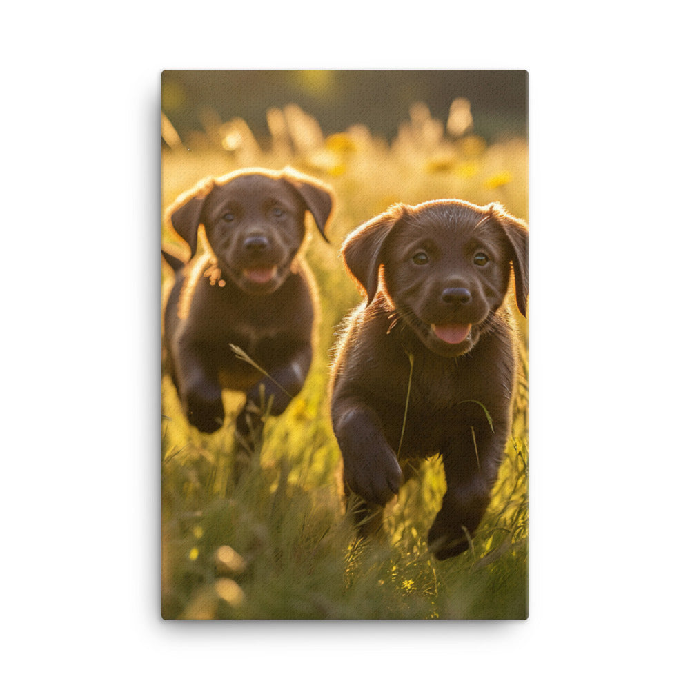 Labrador Retriever Canvas - PosterfyAI.com