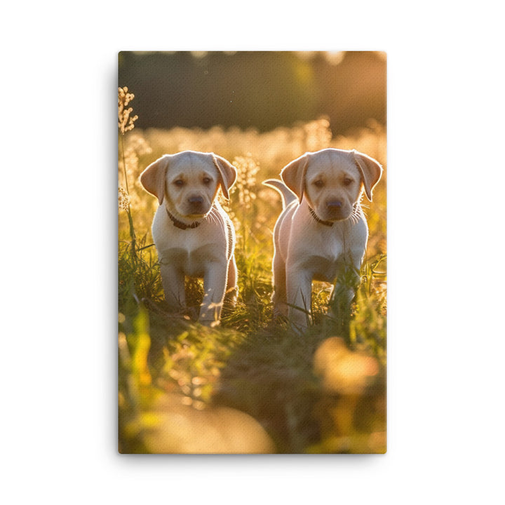 Labrador Retriever Canvas - PosterfyAI.com