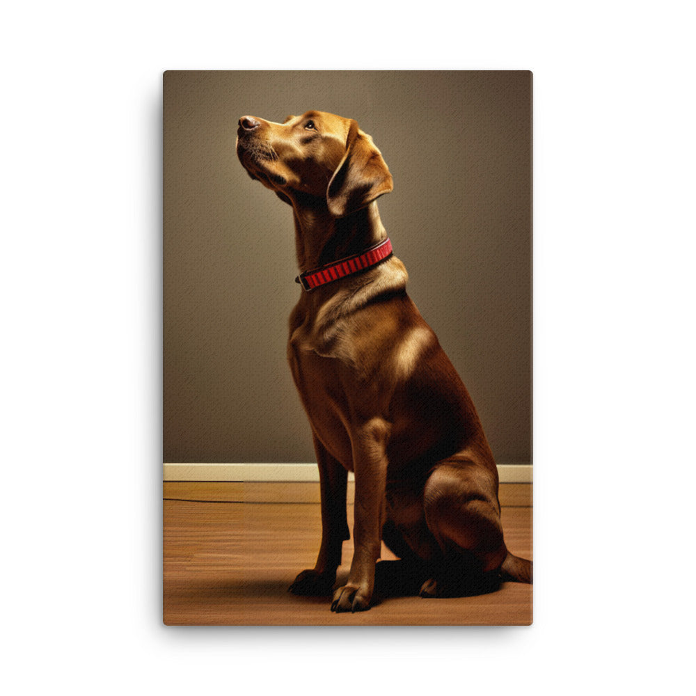 Labrador Retriever Canvas - PosterfyAI.com