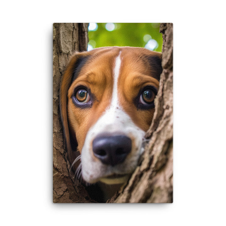 Beagle Canvas - PosterfyAI.com