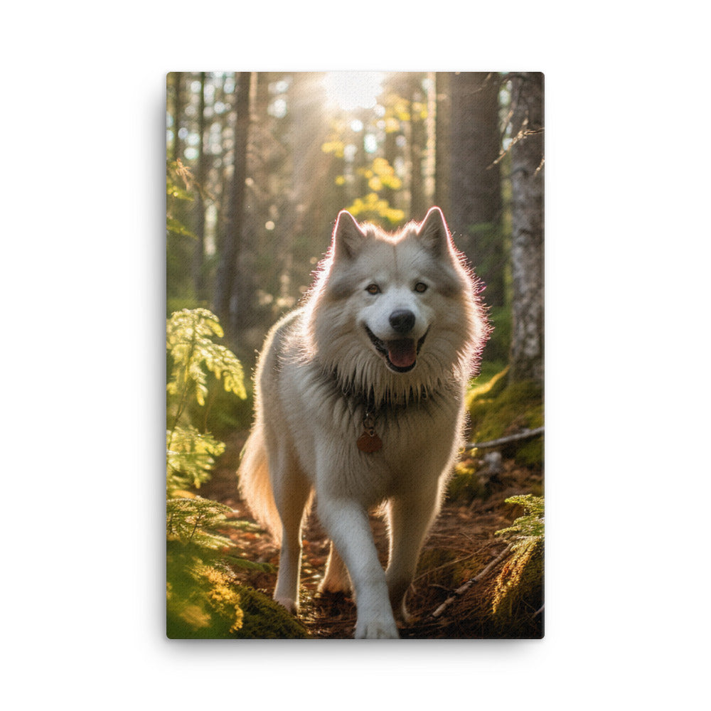 Alaskan Malamute Canvas - PosterfyAI.com