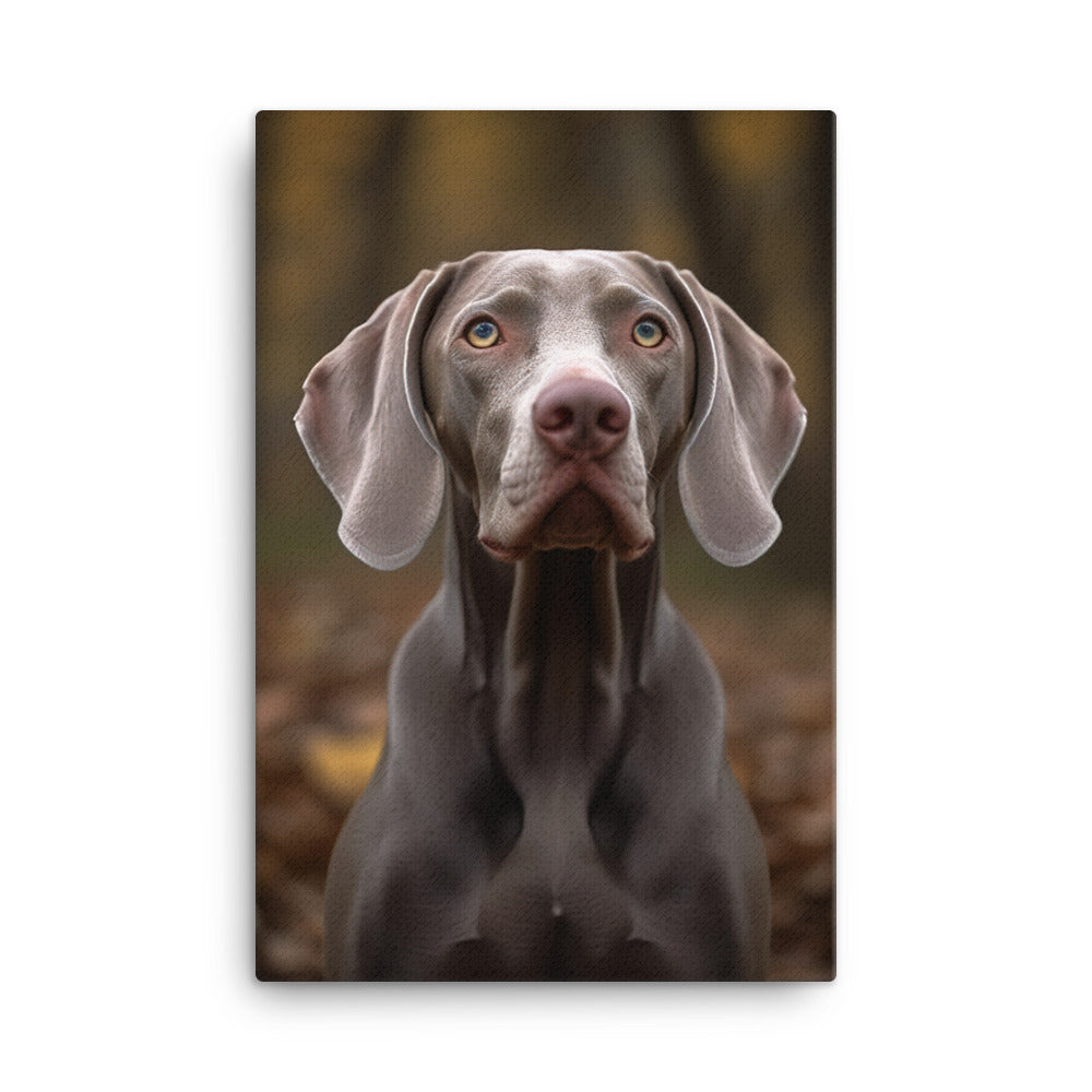 Weimaraner Canvas - PosterfyAI.com