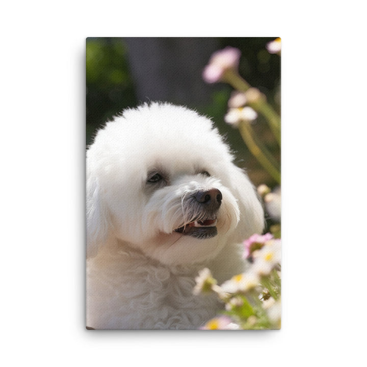 Bichon Frise Canvas - PosterfyAI.com