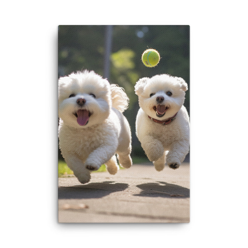 Bichon Frise Canvas - PosterfyAI.com