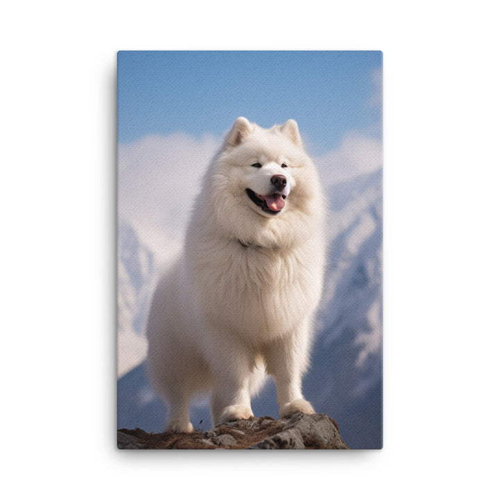 Samoyed Canvas - PosterfyAI.com