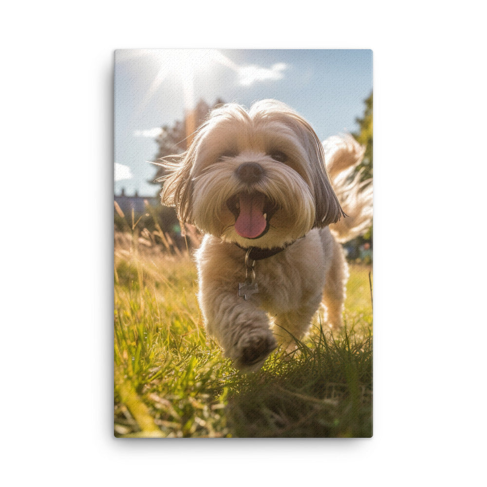 Lhasa Apso Canvas - PosterfyAI.com