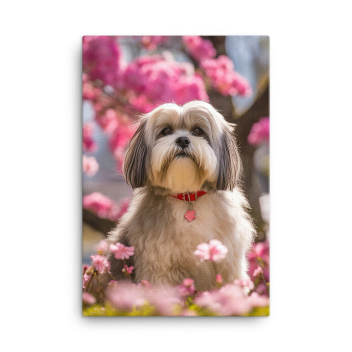 Lhasa Apso Canvas - PosterfyAI.com