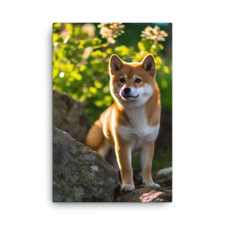 Shiba Inu Canvas - PosterfyAI.com